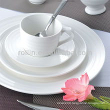 Double line series hotel&restaurant white porcelain tableware, dinnerware, dinnerware set